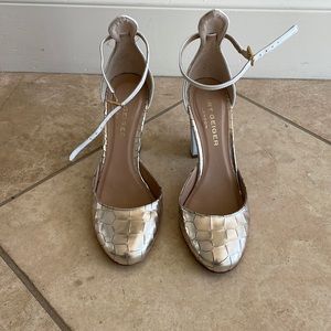 Kurt Geiger Ella block heel sandal ( EU37 fits like US6)